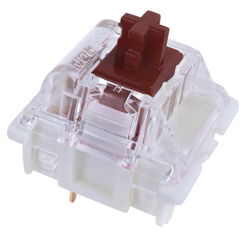 MarsHopper Gateron G Pro 3.0 Brown Mechanical Switches - 32 Pack, Pre-Lubed 3-Pin/5-Pin RGB Tactile Switches (55g) – for Typing & Gaming - Image 1